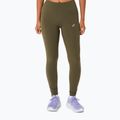 Legginsy do biegania damskie ASICS Nagino Run Adjustable Tight dark olive