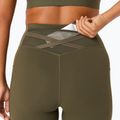 Legginsy do biegania damskie ASICS Nagino Run Adjustable Tight dark olive 6