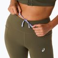 Legginsy do biegania damskie ASICS Nagino Run Adjustable Tight dark olive 7