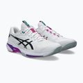 Buty do tenisa męskie ASICS Solution Speed FF 4 Clay white/digital sakura 3