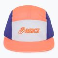 Czapka z daszkiem ASICS Performance Running 5 Panel sun coral/brilliant white 2