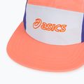 Czapka z daszkiem ASICS Performance Running 5 Panel sun coral/brilliant white 3