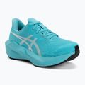 Buty do biegania damskie ASICS Novablast 6 energy aqua/white