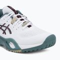 Buty do tenisa męskie ASICS Gel-Resolution X white/dark aubergine 7