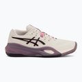 Buty do tenisa damskie ASICS Gel-Resolution X Clay soft oat/dark aubergine 2