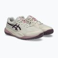 Buty do tenisa dziecięce ASICS Gel-Resolution X GS soft oat/dark aubergine