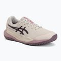Buty do tenisa dziecięce ASICS Gel-Resolution X GS soft oat/dark aubergine