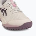 Buty do tenisa dziecięce ASICS Gel-Resolution X GS soft oat/dark aubergine 7