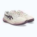 Buty do tenisa dziecięce ASICS Gel-Resolution X GS Clay soft oat/dark aubergine