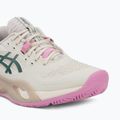 Buty do padla damskie ASICS Gel-Resolution X Padel W soft oat/jewel green 7