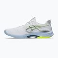 Buty męskie ASICS Netburner Ballistic FF 4 white/raw indigo 3