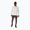 Longsleeve do biegania męski Asics Fujitrail Logo Ls Top Cream 2