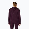 Bluza do biegania damska ASICS Nagino Run Winter Hoodie dark aubergine 3