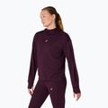 Bluza do biegania damska ASICS Nagino Run Winter Hoodie dark aubergine 4
