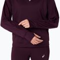 Bluza do biegania damska ASICS Nagino Run Winter Hoodie dark aubergine 9