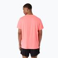 Koszulka do biegania męska Asics Fujitrail Logo Ss Top Sun Coral 3