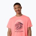 Koszulka do biegania męska Asics Fujitrail Logo Ss Top Sun Coral 5