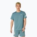 Koszulka do biegania męska ASICS Icon foggy teal