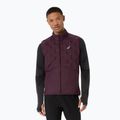 Bezrękawnik do biegania męski Asics Road Winter Gilet dark currant