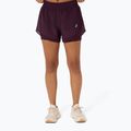 Spodenki do biegania damskie ASICS Nagino Run 2-N-1 dark aubergine