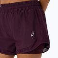 Spodenki do biegania damskie ASICS Nagino Run 2-N-1 dark aubergine 5