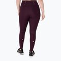 Legginsy do biegania damskie ASICS Road High Waist Tight dark aubergine 3