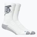 Skarpety ASICS Performance Run Crew brilliant white/illuminate yellow/f.eal