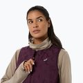 Bezrękawnik do biegania damski Asics Nagino Run Padded Gilet dark aubergine 5