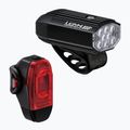 Zestaw lampek rowerowych Lezyne Micro Drive 800+ / KTV Drive+ satin black/black