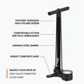Pompka rowerowa Lezyne Macro HV Floor Drive ABS 100psi flat black 5