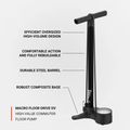 Pompka rowerowa Lezyne Macro HV Floor Drive DV 100psi flat black 5