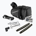Torba rowerowa pod siodło + zestaw naprawczy Lezyne M-Caddy - Co2 Kit 0,5 l black/black