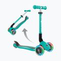 Hulajnoga trójkołowa dziecięca Globber Junior Foldable Lights dark emerald green 5