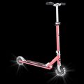 Hulajnoga miejska dziecięca Globber Flow Element Lights coral pink 8