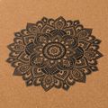 Mata do jogi Yoga Design Lab Cork 3.5 mm mandala black 4