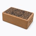 Kostka do jogi Yoga Design Lab Cork Yoga mandala black