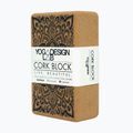 Kostka do jogi Yoga Design Lab Cork Yoga mandala black 9