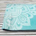 Mata do jogi Yoga Design Lab Combo Yoga 1.5 mm mandala turquoise 12