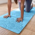 Mata do jogi Yoga Design Lab Flow Pure 6 mm mandala aqua 7
