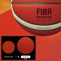 Piłka do koszykówki Molten B7G5000 FIBA brown rozmiar 7 10