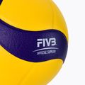 Piłka do siatkówki Mikasa V320W yellow/blue rozmiar 5 3