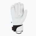 Rękawice narciarskie męskie Descente 5 Finger Leather white 2