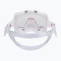 Maska do nurkowania TUSA Freedom Elite white/pink 5