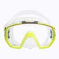 Maska do nurkowania TUSA Freedom Elite white/yellow 2