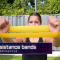 Zestaw gum oporowych Pure2Improve Mini Bands 3 szt. kolorowy 2155 6
