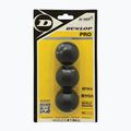 Piłki do squaha Dunlop Pro Blister 3 szt. czarne 700109