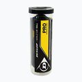 Piłki do squasha Dunlop Pro 2 yellow dots 3 szt. black 2