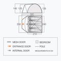 Namiot kempingowy 4-osobowy Vango Tay 400 Treetops 2