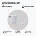 Pompka elektryczna Vango Mistral Rechargeable white 3