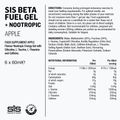 Zestaw żeli energetycznych Science in Sport Beta Fuel Energy + Nootropics 6 x 60 ml apple 2